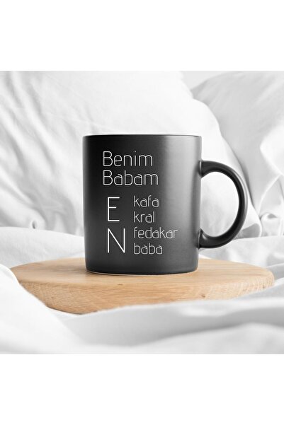 LUNOX Babaya Özel Kupa Bardak – Anlamlı Yazılı Baba Hediyesi