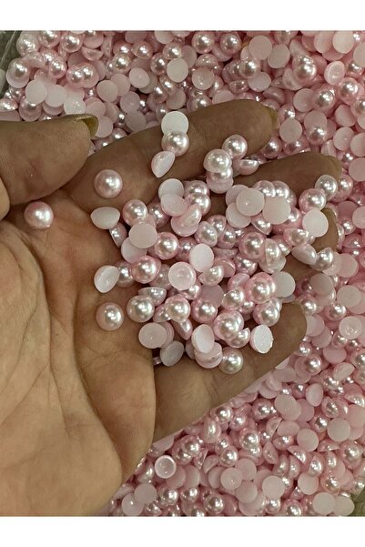 20 Gr Pembe İnci Yapıştırılabilir Boncuk 05 Mm