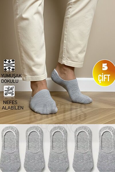 YASYAS للجنسين 5 أزواج جوارب راقصة الباليه من القطن الأبيض