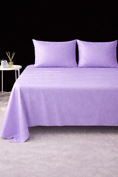 ÇIQRIK HOME طقم غطاء وسادة من القطن الوردي الفاتح لشخص واحد