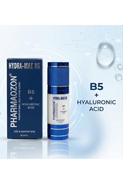 PHARMAOZON Hydramax-b5 Hyaluronik Asit Yoğun B5 Vitaminli Nemlendirici Krem 3...
