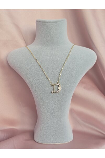 Glamluxe قلادة نسائية على شكل حرف من طراز الأميرة