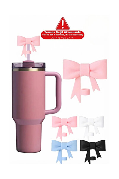 Kelira 1 Adet Quencher Uyumlu Pembe Fiyonk Kurdele Aksesuar / Pipet Koruyucu ...