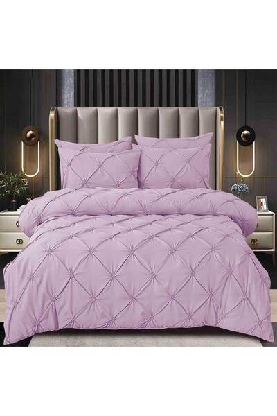 Patul Lenjerie de Pat 6 Piese, Bumbac Finet, Pucioasa, Pat Dublu, 2 Persoane