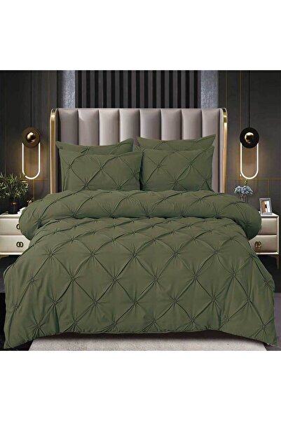 Patul Lenjerie de Pat 6 Piese, Bumbac Finet, Pucioasa, Pat Dublu, 2 Persoane