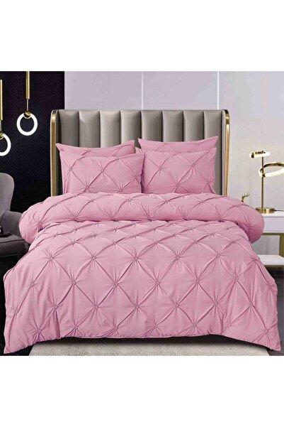 Patul Lenjerie de Pat 6 Piese, Bumbac Finet, Pucioasa, Pat Dublu, 2 Persoane