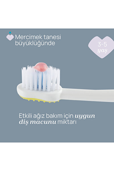 Chicco 2'Lİ DİŞ FIRÇASI 3-6 YAŞ HIPPO-PANDA