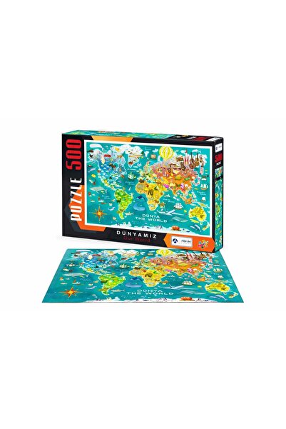 Puzzle Dünyamız 500 Parça Yapboz
