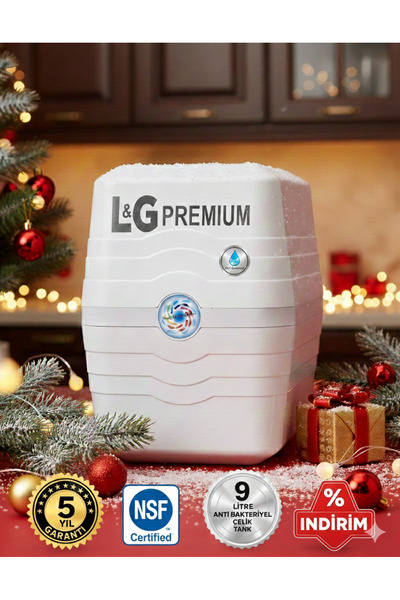 L&G PREMİUM 14 Aşamalı Pompasız Mineralleri öldürmeyen filtrasyonlu LG Premiu...