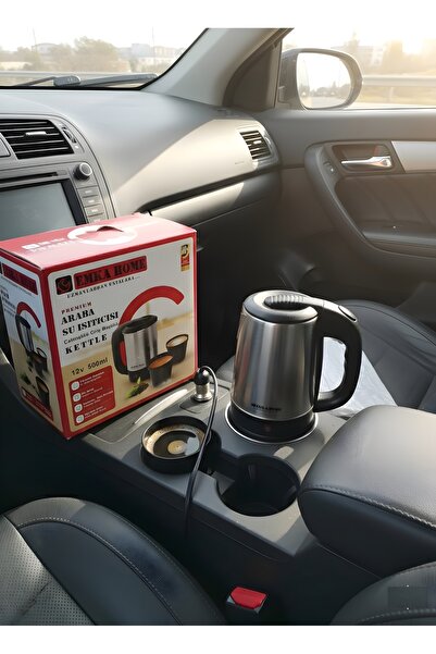 efmues Araba su ısıtıcı 12v kettle 500ml araç kettle