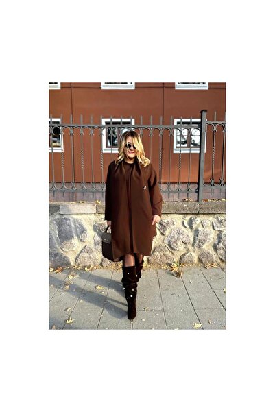 Octagon Coat with Shawl Detail in Gray