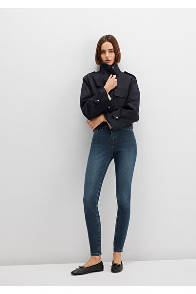 Mavi Serenay Gold Premium Gölgeli Koyu Jean Pantolon 100980-90530