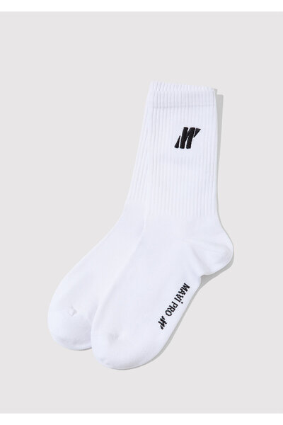 Mavi Pro bedruckte weiße Socken 0912192-620