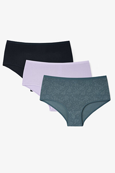 Penti Colorful Pure Feel 3-Pack High Waist Slip Panties