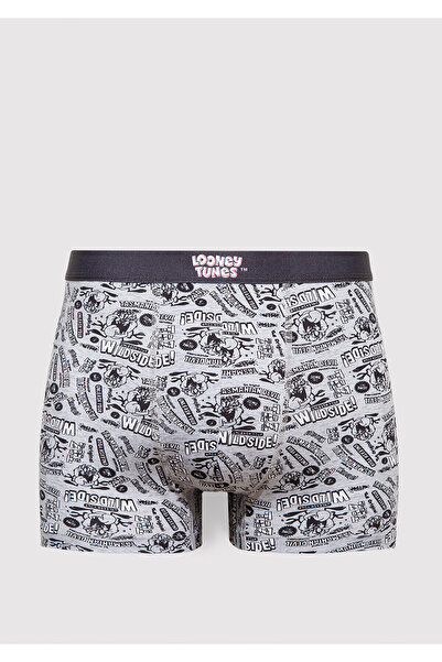 Mavi Graue Boxershorts mit Tasmanischer Monster-Aufdruck 0911983-24386