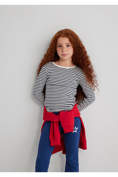 Mavi Ριγέ μπλουζάκι Basic Fitted / Εφαρμοσμένο στο σώμα 7610351-86625