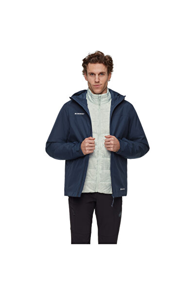 Mammut Men's Treeline 3 In 1 Hs Hooded Jacket Navy-Silver Sage