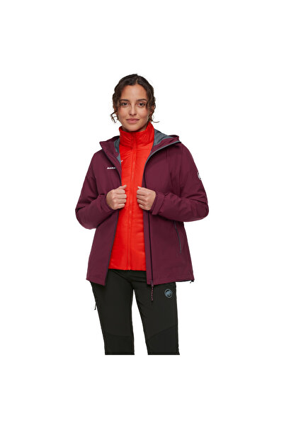 Mammut Jacheta Femei Alto Light 3 In 1 Hs Hooded Vin-Mammut Red