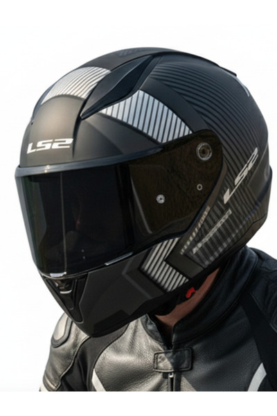 LS2 RAPID 2 EXTRA MAT SİYAH-GRİ KASK (ÇİFT VİZÖRLÜ)