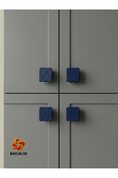 Baylin3D Çekmece Dolap Kulp 5 Adet Plastik ( kulp vidası ile beraber gönderil...