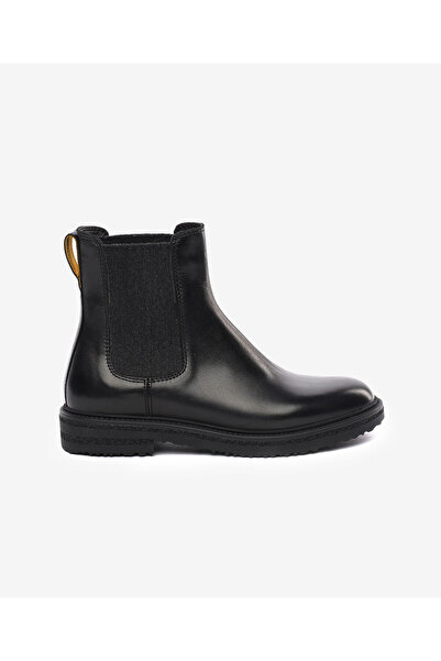 Greyder Women's Black Genuine Leather Chealse Boots 5K2Ob35361