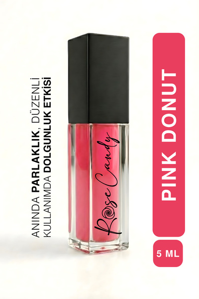 Rose Candy Parlak ve Nemlendirici Etkili Dudak Parlatıcısı | Pınk Donut Lip G...