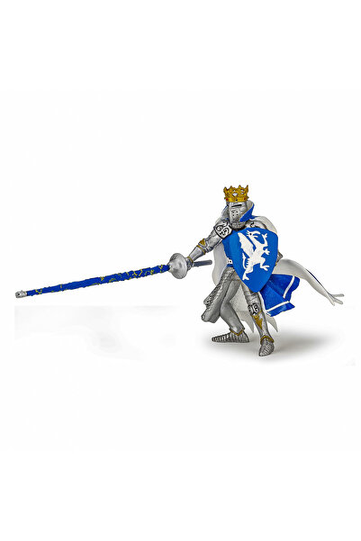 Papo Figurină Rege cu Emblema Dragonului Albastru