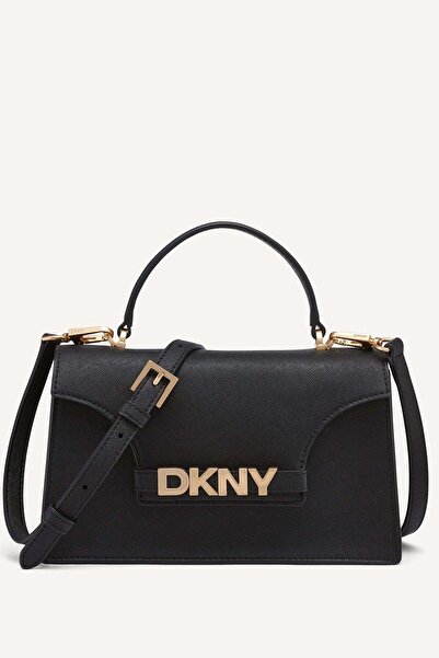 Dkny حقيبة أفريل كروس بودي متوسطة الحجم بمقبض علوي وغطاء