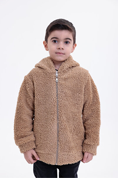 ROBA KAPŞONLU, CEPLİ, PELUŞ ÇOCUK MONTU RB-680