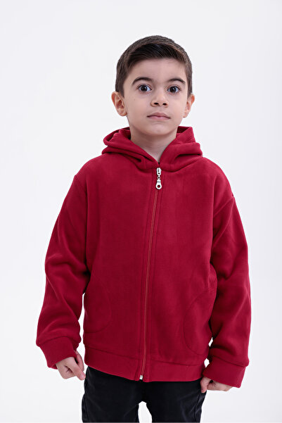 ROBA Hooded, Pocketed, Double-Sided Fleece, Children's Sweat Rb-660
