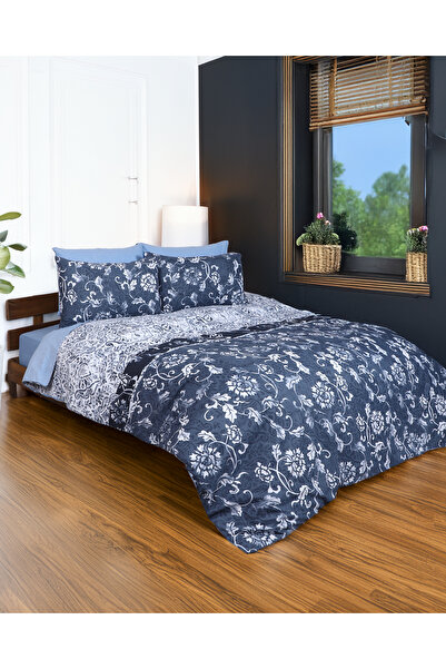 Madame Cotton Lastikli Çarşaflı Nevresim Takımı Çift Kişilik