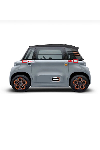 Citroen Ami Çamurluk Kapak Takımı Siyah Orjinal Kalıp 4 Adet