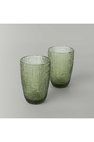Linens Carrie 2'li Meşrubat Bardağı Yeşil