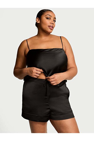 Victoria's Secret Lüks Saten Şort Atlet Takım