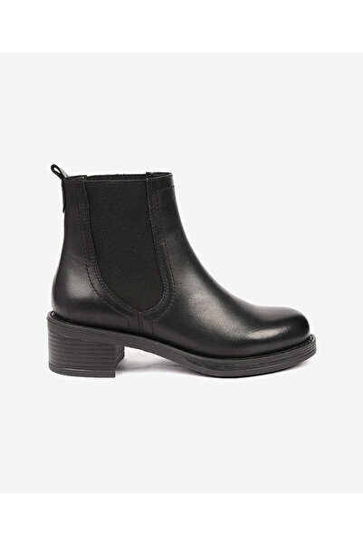Greyder Kadın Siyah Hakiki Deri Memory Foam Taban Chelsea Bot 4K2OB34030