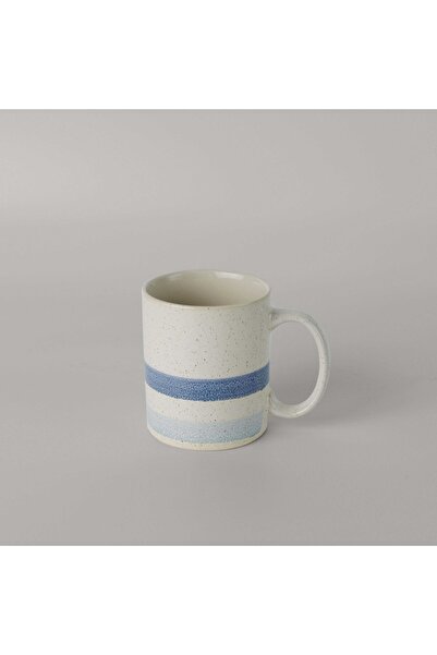 Linens Jose Seramik 400 ml Kupa ekru-Mavi