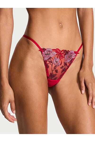 Victoria's Secret Fiyonk İşlemeli V-String Külot