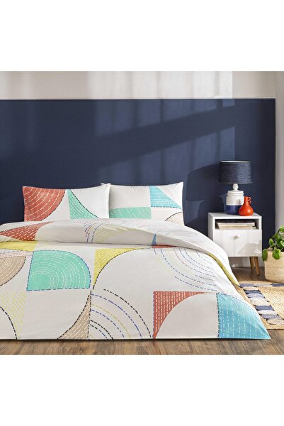 Taç Turquoise Duvet Cover Set - Taç Luvına Ranforce Double