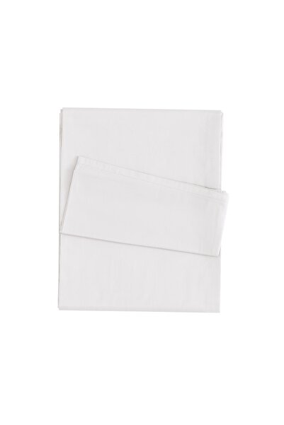 Linens ملاءة سرير من الساتان القطني مقاس كينج من Mix&Match، إكرو