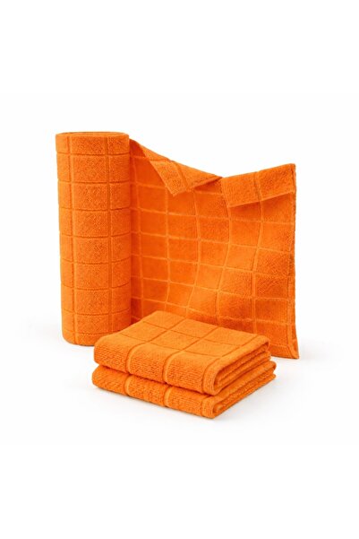 PUREZA Turuncu Rulo Mikrofiber Temizlik Bezi 30X30 cm 20'li- Mutfak, Banyo, C...