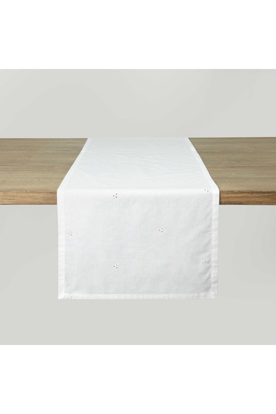 Linens بيجونيا 45x170 سم رنر أوبتيك أبيض