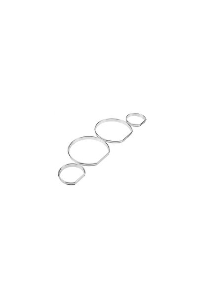BMW Set 4 Inele, Ornamente Ceasuri Bord Cromate pentru E46