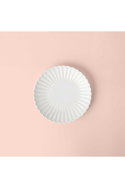 Linens Coral Pasta Tabağı 20,5 cm Ekru