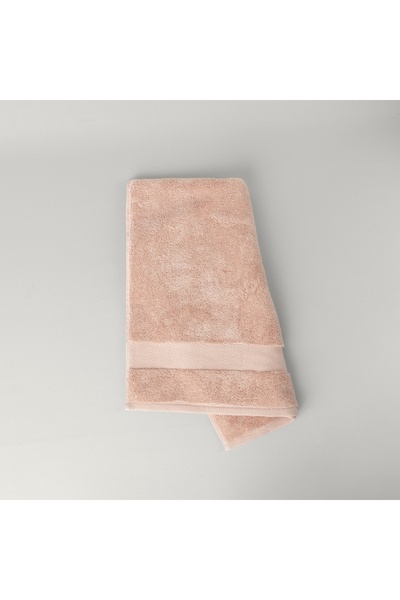 Linens منشفة وجه فاخرة مقاس 50×85 سم باللون الوردي