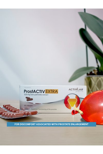 ACTİVLAB ProstActiv Extra, 320mg Saw palmetto extract, 60 capsules