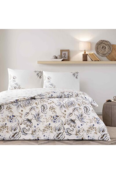 Taç Norah Ranforce Single Duvet Cover Brown