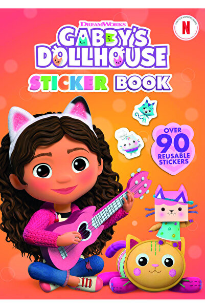 Alligator Carte de colorat cu abtibilduri repozitionabile Gabby s Dollhouse