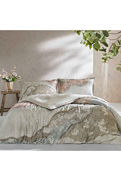 Taç طقم غطاء لحاف مزدوج من ريمبامبو من ريبورن، لون حجري