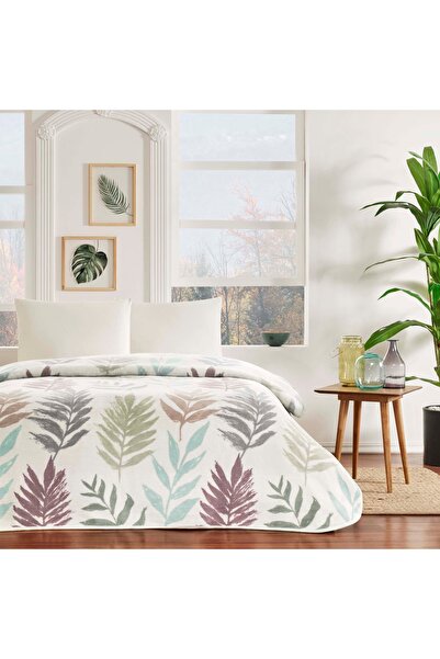 Taç Marty Çift Kişilik Battaniye Vizon