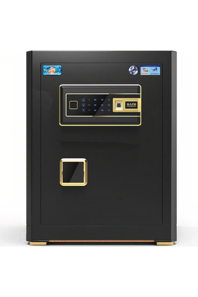 HAKAN KASA Parmak Izi - Şifreli - Alarmlı - Akıllı - Çelik Kasa FDG-A50 SİYAH